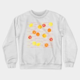 Pastel Citrus Crewneck Sweatshirt